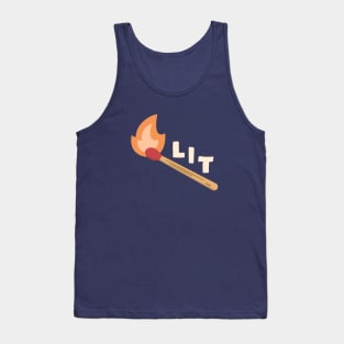 This is lit funny Tank Top